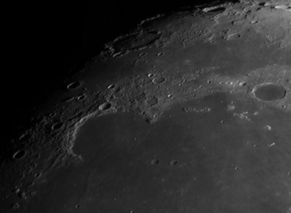 Sea of Cold, Northwest of the Sea of Rains, 4-04-2020 - Astrophotography