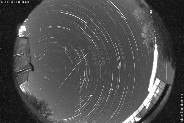 Perseid meteor shower, August 12, 2019 00:32-02:40 (UTC +3) - Astrophotography
