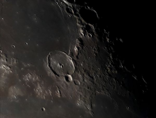 Gassendi crater in color - Astrophotography