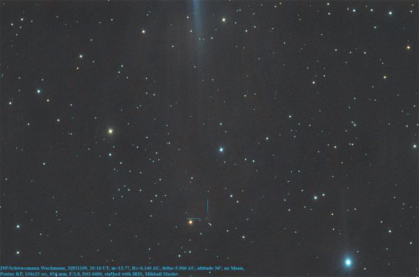 29P/Schwassmann-Wachmann - Astrophotography