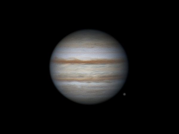 Jupiter and Ganimed, 26.07.2022 - Astrophotography