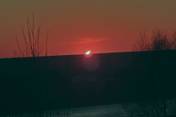 Eclipse at sunset on October 25, 2022. - Astrophotography