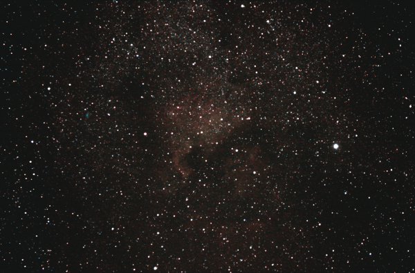The North America and Pelican emission nebulae in the constellation Cygnus. September 15, 2020. - Astrophotography