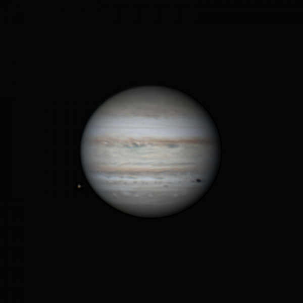 Jupiter and Europa, July 22, 2022 - Astrophotography