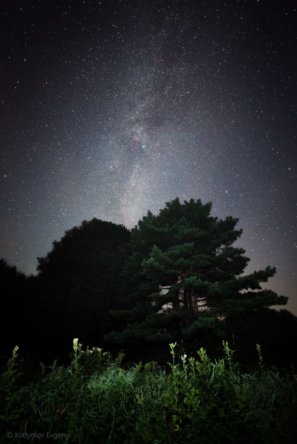 On the banks of the Chusovaya River - Astrophotography