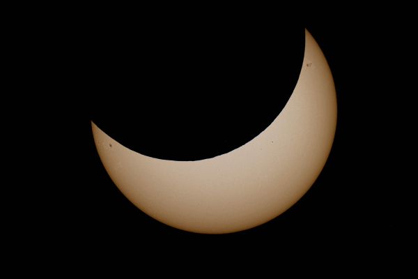 Partial solar eclipse - Astrophotography