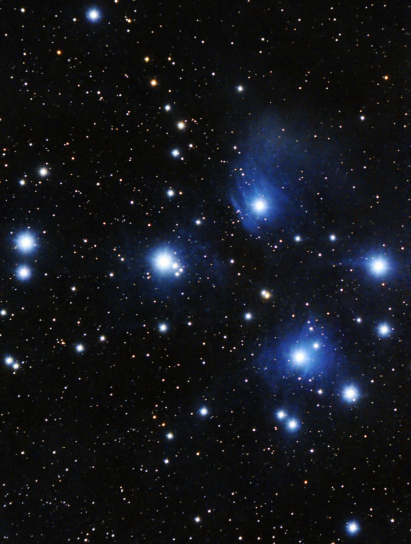 M45 - The Pleiades - 2 hours - Astrophotography