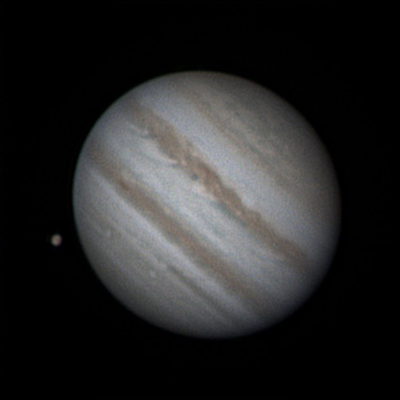 Jupiter and Ganymede on September 21, 2023 - Astrophotography