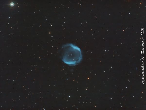 Planetary nebula PK 104-29.1 in HaORGB palette - Astrophotography
