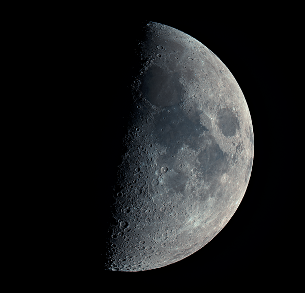 Moon in color - Astrophotography