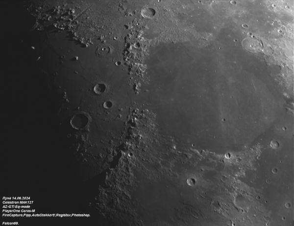 Moon (Apennines, Caucasus) - Astrophotography