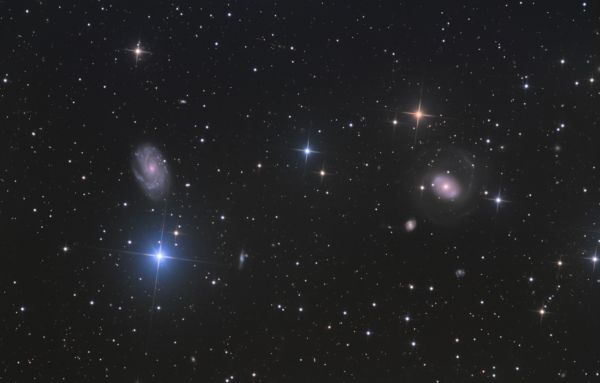 NGC 4151, NGC 4145 - Astrophotography