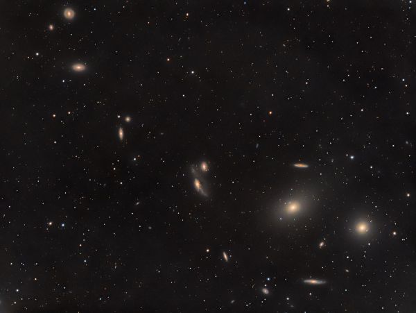 Markarian's Chain - Astrophotography