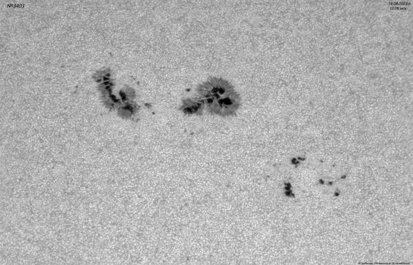 Sunspot Group No. 3403 - Astrophotography