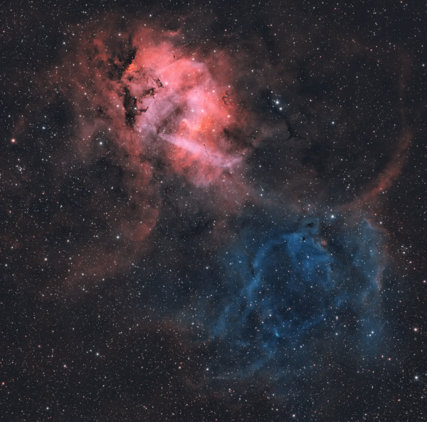 Sh2-132 or the Lion Nebula in Cepheus - Astrophotography