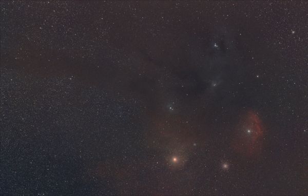 Antares and surroundings - Astrophotography