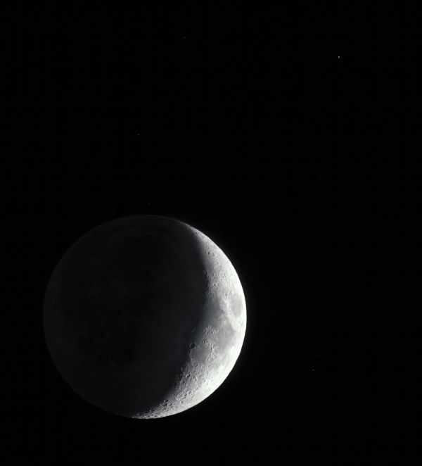 Conjunction of the Moon and Mars on 18/04/2021 - Astrophotography