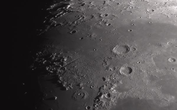 Mare Imbrium and the Alps - Astrophotography