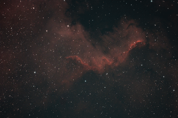 The Wall in Cygnus - Astrophotography
