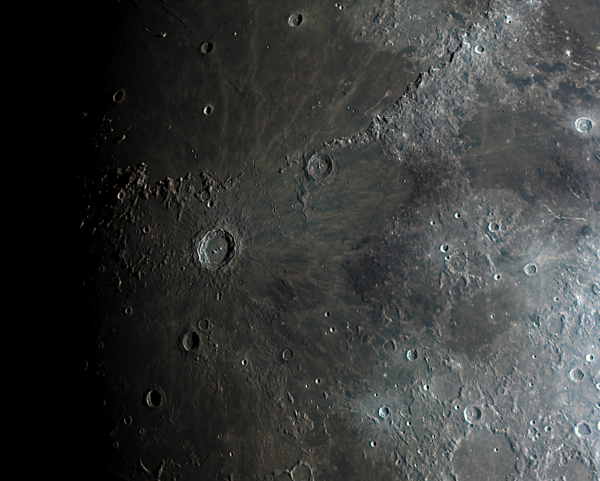 Moon - Carpathian Mountains, Copernicus Crater, Apennine Mountains. from 19.02.2024 - Astrophotography