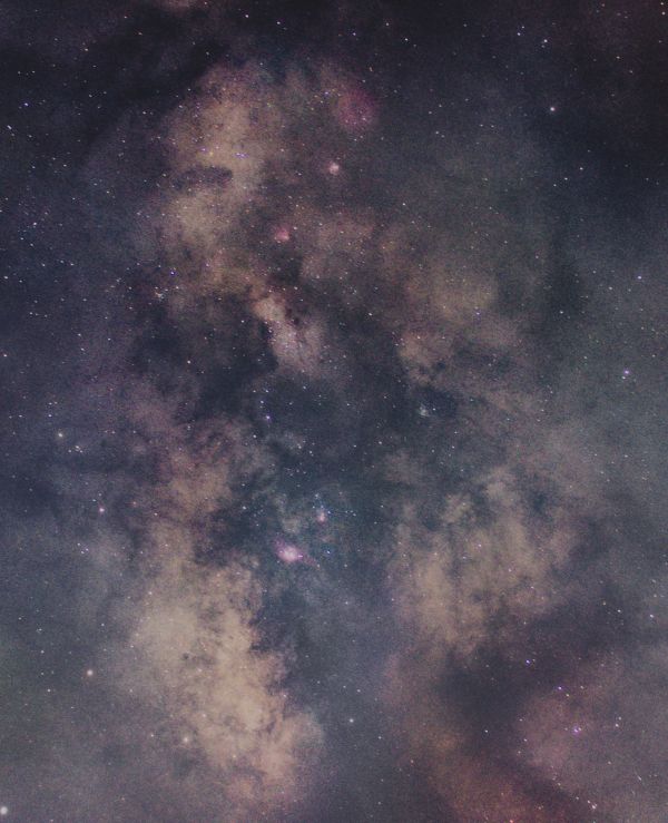 M8 M20 M24 M17  (without tracking) - Astrophotography