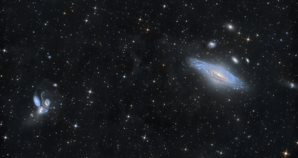 NGC7331 and Stephan's Quintet - Astrophotography