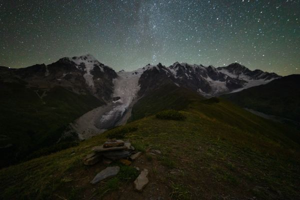 Adishi Glacier - Astrophotography