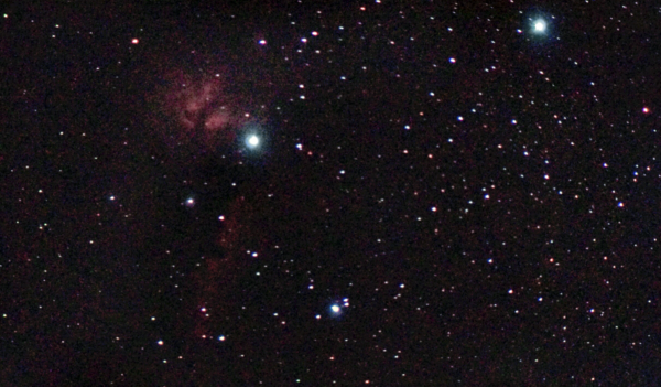 The Flame Nebula and the Horsehead Nebula in the constellation Orion. 24.02.20 - Astrophotography