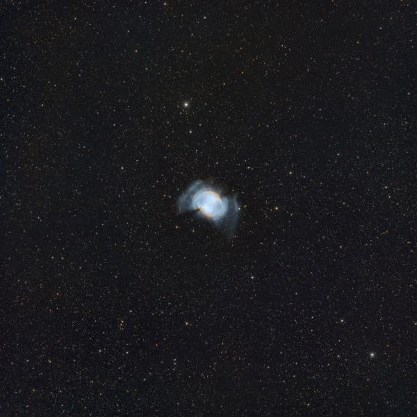 M27 - Dumbbell Nebula, RASA 8", 3 hrs - Astrophotography