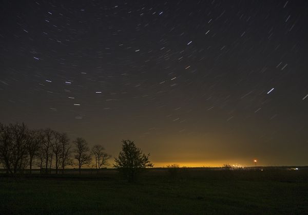 Starry landscape - Astrophotography
