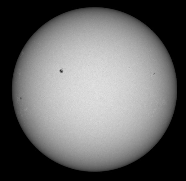 Sun on April 7 - Astrophotography