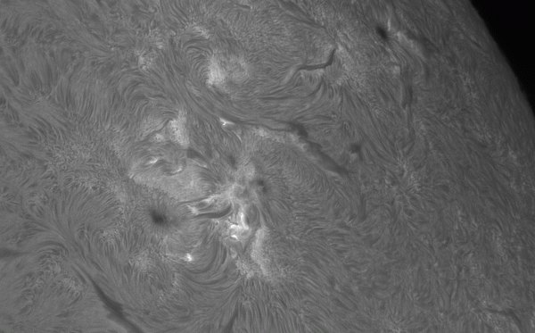 Sun timelapse for 15 minutes. - Astrophotography