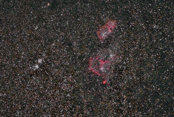 Chi and h Persei, the soul and heart - Astrophotography