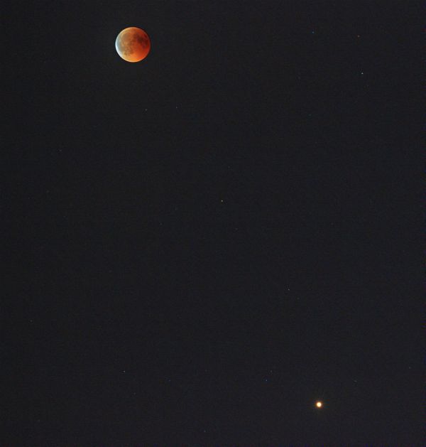 Total Moon eclipse & Great Mars opposition 27.07.2018 - Astrophotography