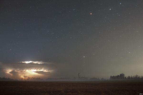 Distant thunderstorm - Astrophotography