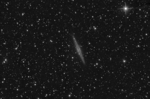 Galaxy NGC891 in the constellation Andromeda - Astrophotography