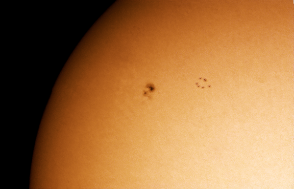 Sunspots. From May 10, 2021. - Astrophotography