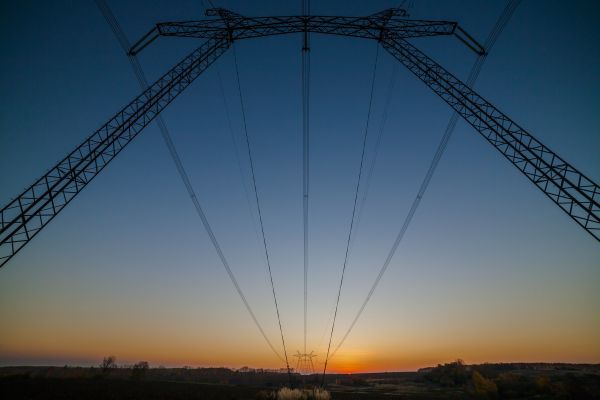 Technoscape with the Sun almost set. - Astrophotography