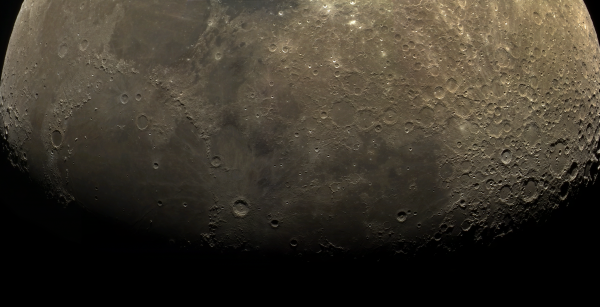 Moon panorama (26 june 2015, 21:00) - Astrophotography