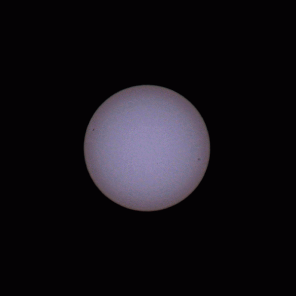 Animation of the Solar Eclipse in Lipetsk, 2022.10.25 - Astrophotography