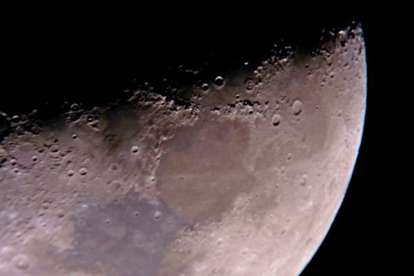 MOON - Apennines, Mare Vaporum, - Astrophotography