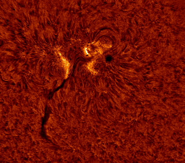 2020.06.08 Sun AR12765 H-Alpha (color) - Astrophotography