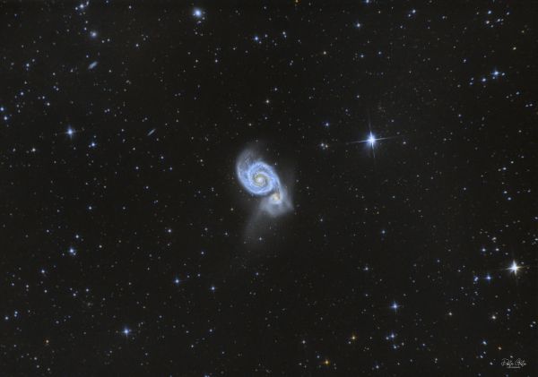M51 Whirlpool galaxy - Astrophotography