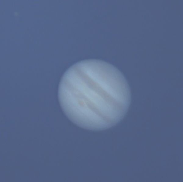 Jupiter and Io in the morning sky - Astrophotography