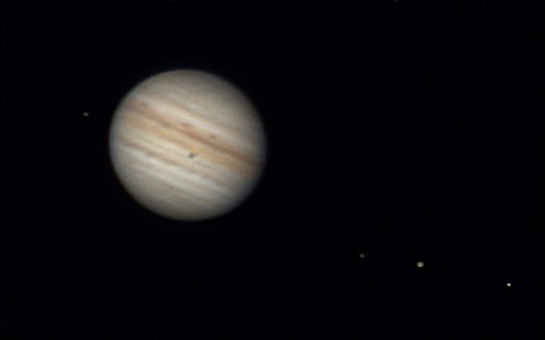 Jupiter and its moons, June 27, 2021, 02:02 MSK - Astrophotography