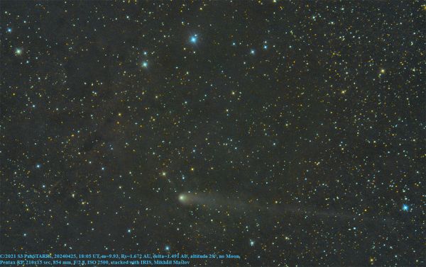 C/2021 S3 PanSTARRs - Astrophotography