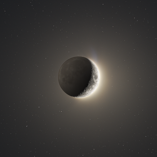 HDR Moon - Astrophotography