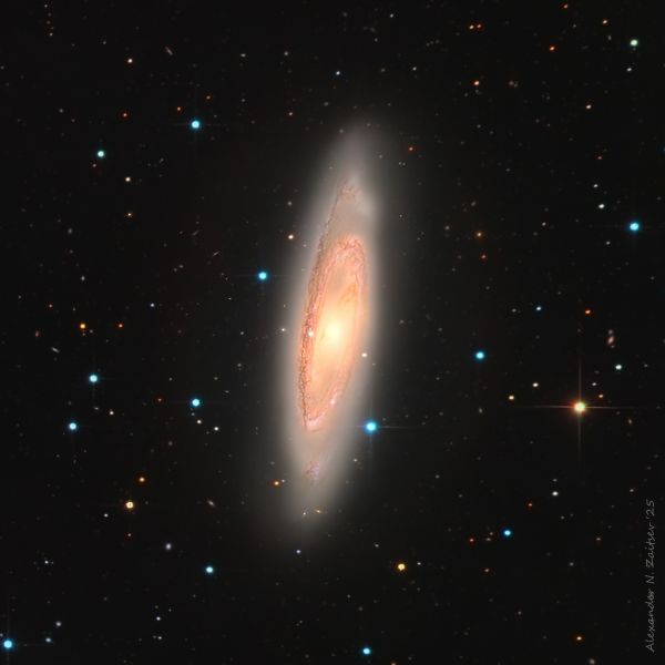 Galaxy M65 in LRGB filters - Astrophotography