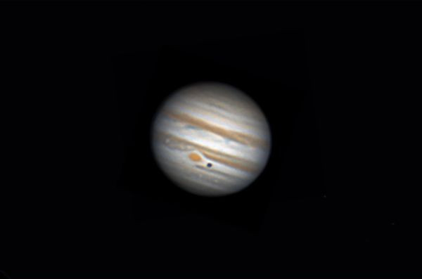 Transit of Ganymede across the disk of Jupiter - Astrophotography