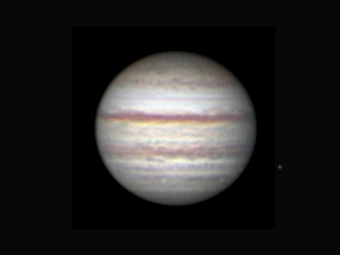Jupiter and Europa - Astrophotography